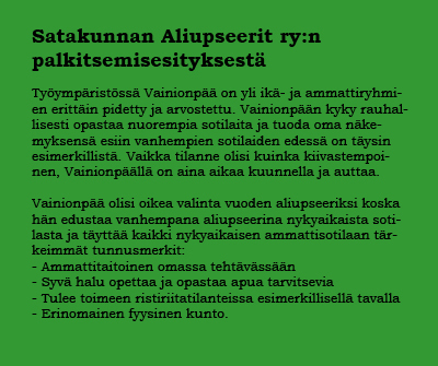 Ammattisotilas_VuodenAliupseeri_Palkitsemisesitys